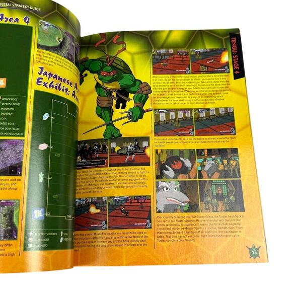 Teenage Mutant Ninja Turtles Strategy Guide (2003) Prima Games GC/PS2/Xbox/GBA - Picture 5 of 6